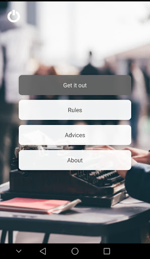 Get it out - Relax your chest