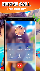 Boboi boy prank video call