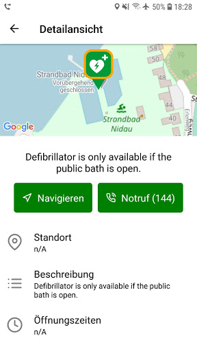Android application Defikarte.ch screenshort