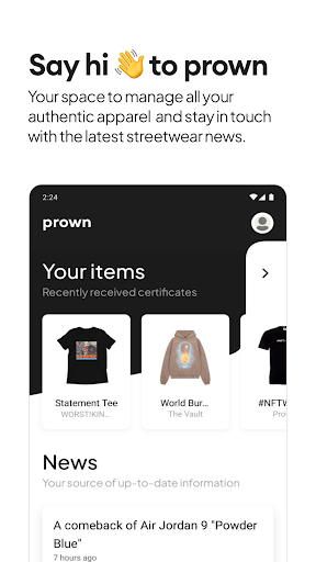 Android application Prown screenshort