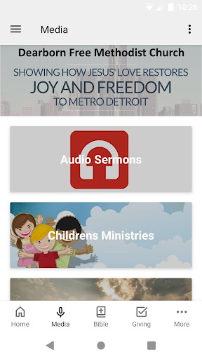 Dearborn Free Methodist Church Screen 2