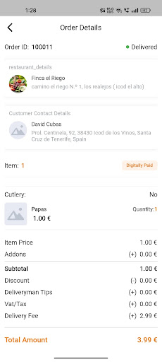 Android application Fruitogo Delivery screenshort