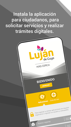 Android application Mi Luján de Cuyo Reclamos screenshort