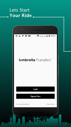 Umbrella Transfers Screen 3