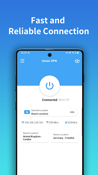 Union VPN - Secure VPN Proxy 1.3.1 APK + Мод (Unlimited money) за Android