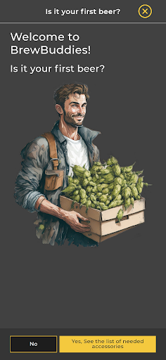 Android application BrewBuddies:Make your own beer screenshort