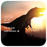 Brontosaurus weather widget icon