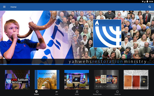Screenshot of Yahweh's Restoration Ministry