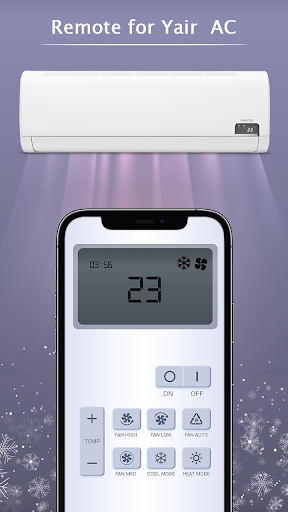 Android application Remote for Yair AC screenshort