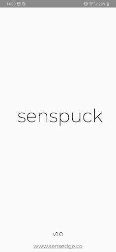 Android application Senspuck screenshort