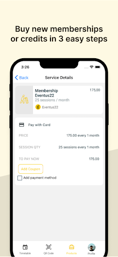 E22 Bookings Screen 2