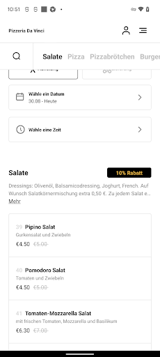 Pizzeria Da Vinci Screen 3