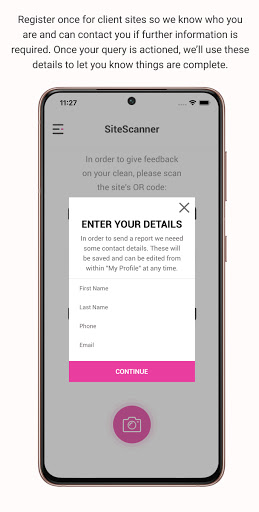 Android application Vivid Client App screenshort