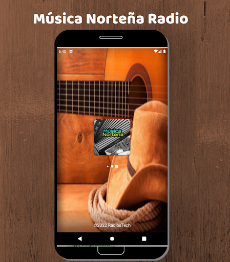 Android application Música Norteña Radio screenshort