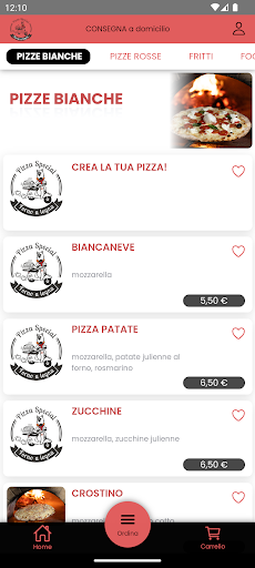 Android application Pizza Special screenshort