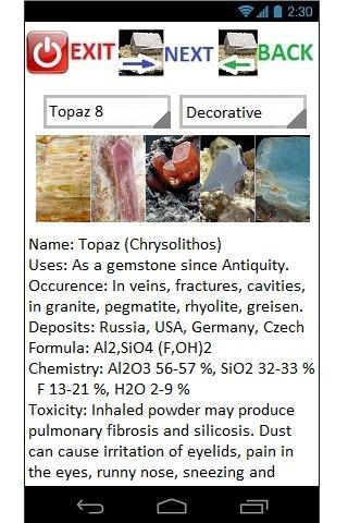 Decorative Minerals Screen 3
