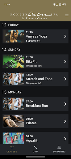 KWS Fitness Screen 2