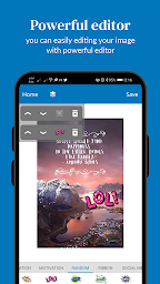Add + Text on Photo Editor - Screenshot Image