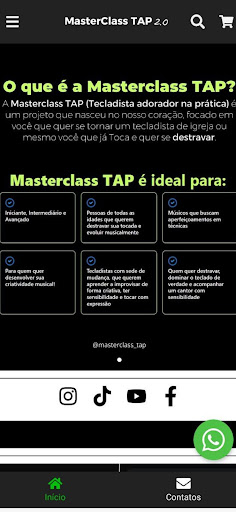 MasterClass TAP 2.0 Screen 3