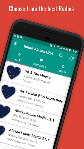 Android application Alaska Radio Stations screenshort