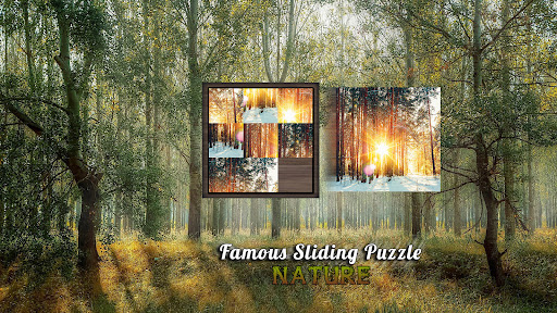 Android application Famous Sliding Puzzle: Nature screenshort