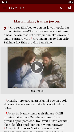 Android application Girawa - Bible screenshort