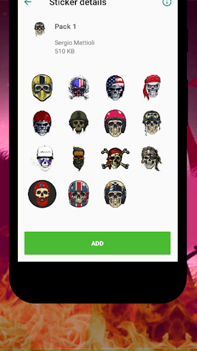 Skull Stickers For WhatsApp Screen 2