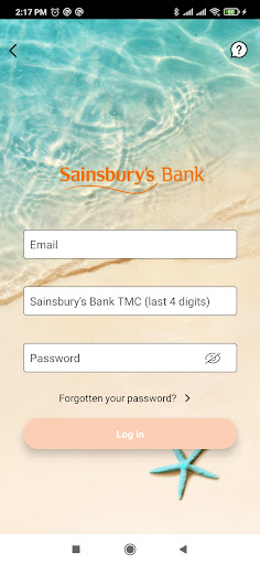 Sainsburys Bank Travel Card Screen 3
