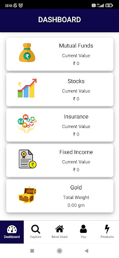 Android application Finwish -The Financial Planner screenshort