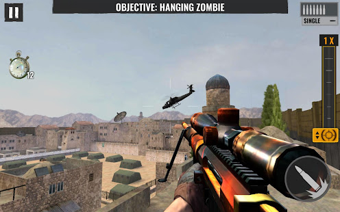 Zombie Penembak Jitu: Game Offline 3D