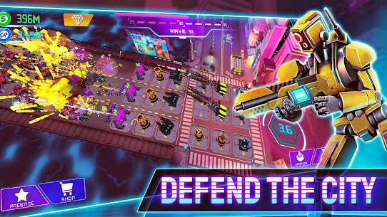 Cyber Fusion – Idle Merge Defence MOD APK 1.4.1 (Free Purchase) 11