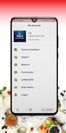 Android application Berry Store screenshort