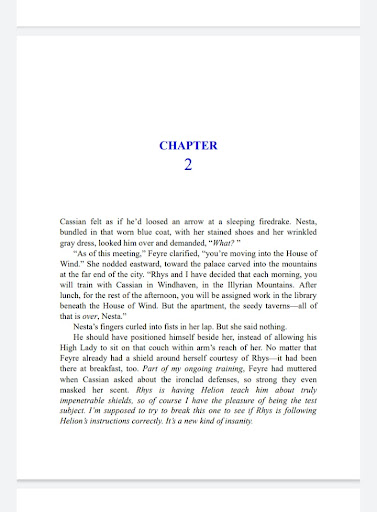 A ​Court of Silver Flames