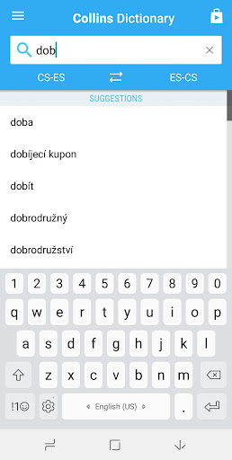 Android application Spanish-Czech Dictionary screenshort