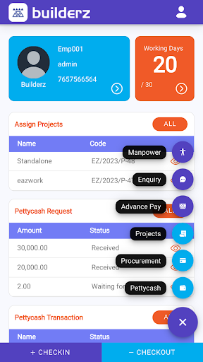 Android application Builderz screenshort