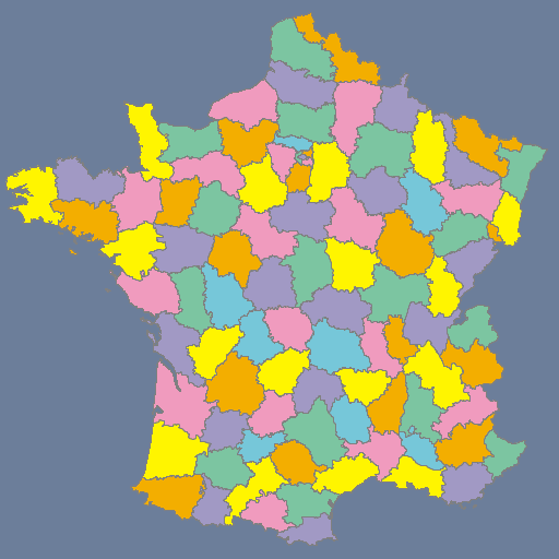France Departments Map Puzzle 2.1 Icon