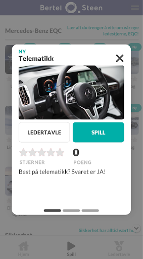 Android application BOS: MB Produkttrening screenshort
