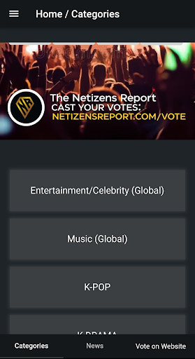 NETIZENS CHOICE Voting App
