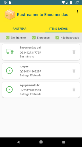 Rastreamento - Encomendas Screen 2