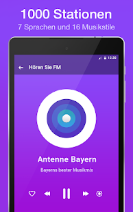 Internet-Radio "Hören Sie FM" Screenshot