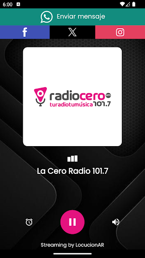 La Cero Radio 101.7 Screenshot