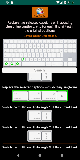 Android application ShortCutDoc screenshort