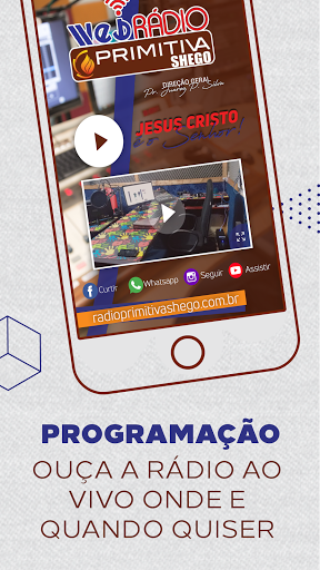 Web Radio Primitiva Shego Screen 2