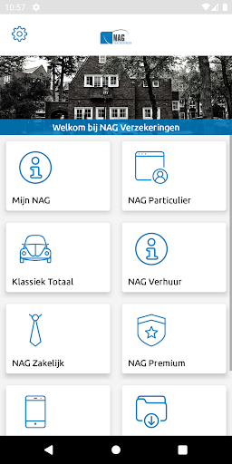 Android application NAG Verzekeringen screenshort