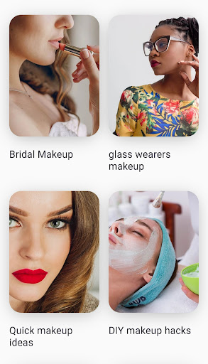 Screenshot of Beauty tips app