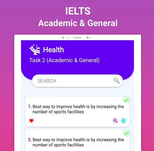 Screenshot of IELTS® Writing : Essays & Test