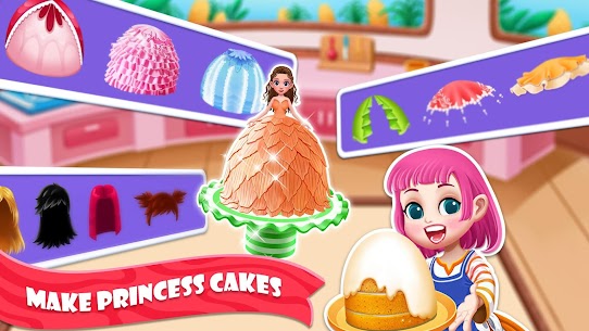صانعة الكعك – ألعاب طهو وخبز كعك الأميرات 2
