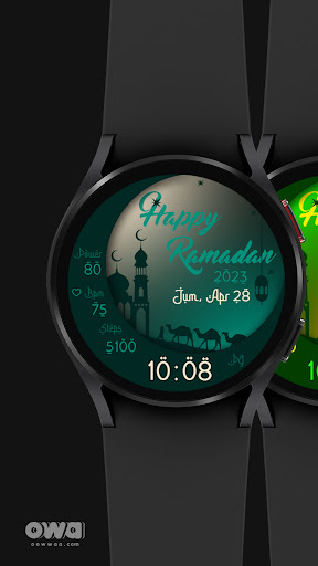 Android application Ramadan Watch Face 035 screenshort