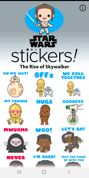 The Rise of Skywalker Stickers - 1.0.6 - (Android)
