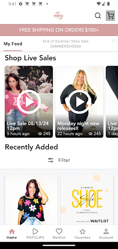 Screenshot of Macoma Boutique